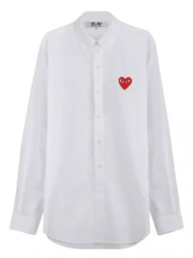 Red Heart Waffen Shirt - COMME DES GARCONS - BALAAN 1