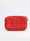 Intrecciato Mini Cross Bag Red - BOTTEGA VENETA - BALAAN 3