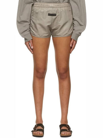 Essential Fear of God Running Shorts 160BT213111FW DESERT TAUPE WOMENS XS - FEAR OF GOD - BALAAN 1