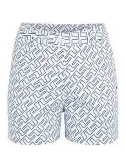 Women's Gwen Print Golf Shorts White - J.LINDEBERG - BALAAN 2