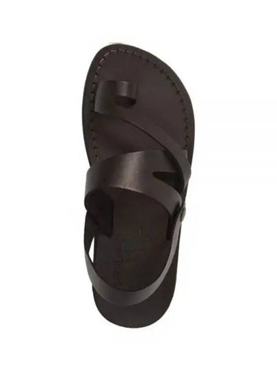 Benjamin Leather Sandals Black - JERUSALEM - BALAAN 2