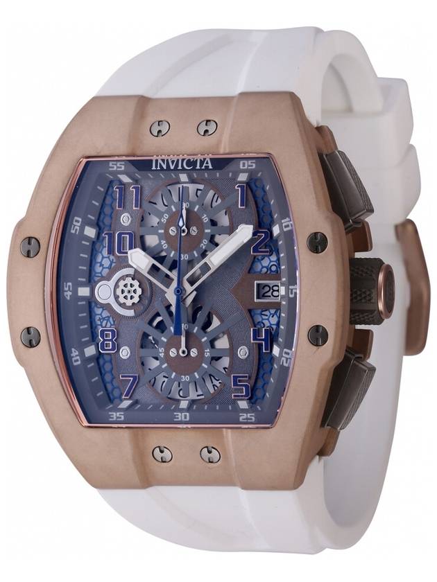 Invicta Racing Chronograph Quartz Grey Dial Titanium Men's Watch 47190 - INVICTA - BALAAN 1