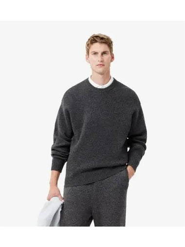 Men s Double Face Basic Pullover Gray - LACOSTE - BALAAN 1