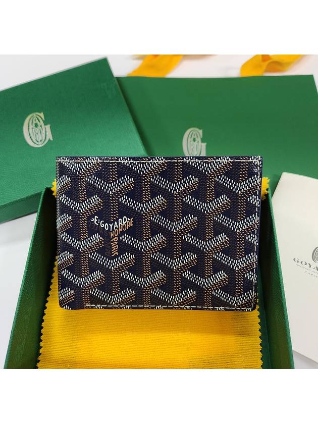 Victoire Half Wallet Navy - GOYARD - BALAAN 10