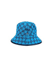 GG Monogram Canvas Bucket Hat Blue - GUCCI - BALAAN 2