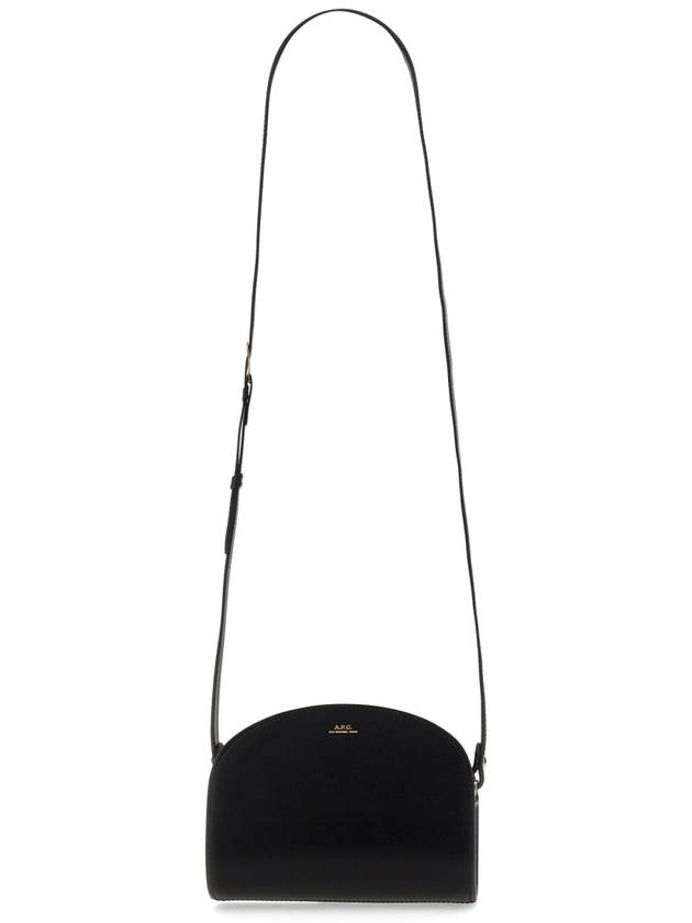 Demi Lune Mini Half Moon Cross Bag Black - A.P.C. - BALAAN 3