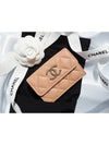 Diamond Caviar Half Wallet Gold Beige - CHANEL - BALAAN 3