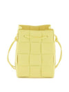 Intrecciato Cassette Small Bucket Bag Yellow - BOTTEGA VENETA - BALAAN 1