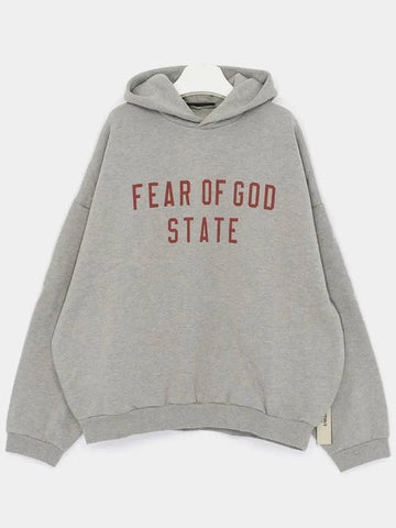 Essential Fleece Overfit State Men s Hoodie 192BT246251F - FEAR OF GOD - BALAAN 1