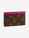 Monogram Card Wallet Fuchsia Brown - LOUIS VUITTON - BALAAN 2