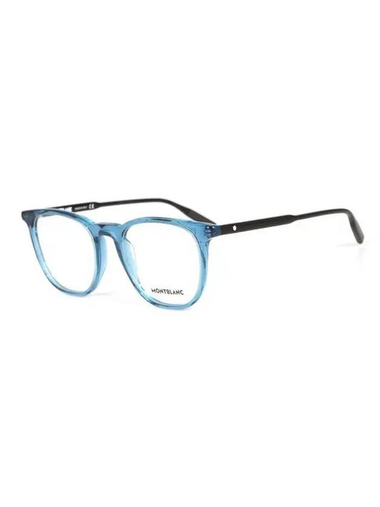 Eyewear Square Acetate Eyeglasses Blue - MONTBLANC - BALAAN 1