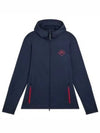 Aerial Hooded Zip-Up Jacket Navy - J.LINDEBERG - BALAAN 2