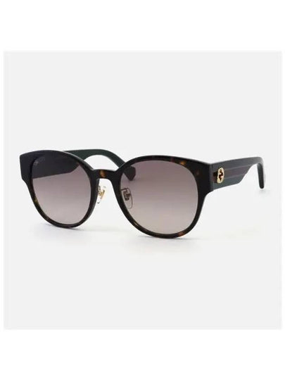 Eyewear Interlocking G Round Frame Sunglasses Black - GUCCI - BALAAN 2