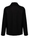 Anagram Embossed Workwear Wool Cashmere Blend Jacket Black - LOEWE - BALAAN 3