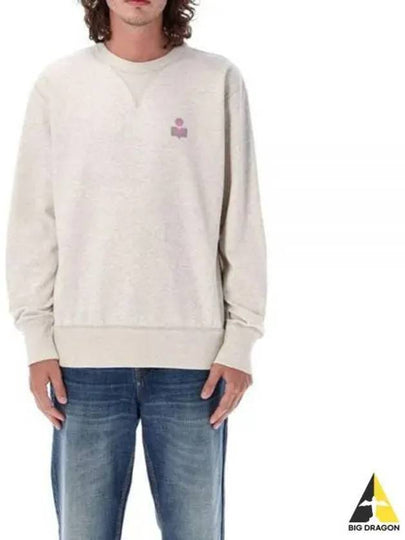 Mike Cotton Logo Sweatshirt Ecru - ISABEL MARANT - BALAAN 2