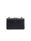 Women's Classic Love Icon Simply Shoulder Bag Black - PINKO - BALAAN 2