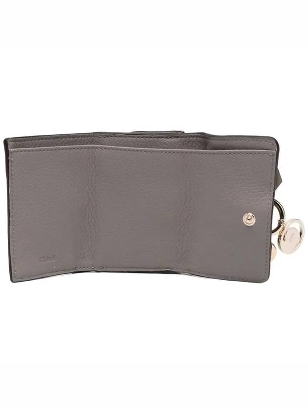 Alphabet Small Half Wallet Grey - CHLOE - BALAAN 5