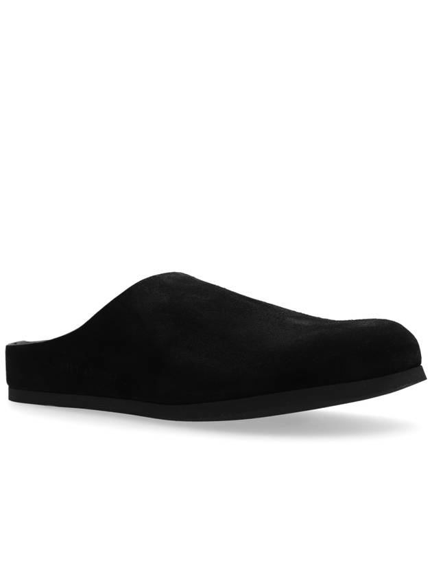 Common Projects Leather Slides Clog, Women's, Black - COMMON PROJECTS - BALAAN 4