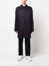 Ville Cotton Gavardin Single Coat Navy - A.P.C. - BALAAN 7