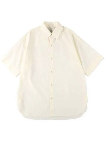 24 SORONO OVERSIZED SHORT SLEEVE SHIRT PARCHMENT 883 - STUDIO NICHOLSON - BALAAN 1