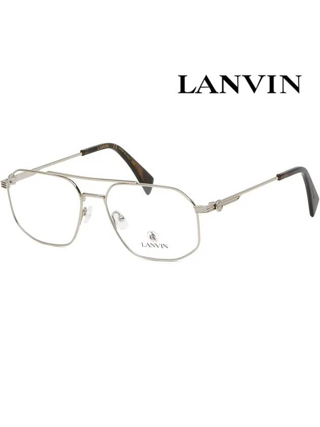 Glasses frame LNV2104 725 gold frame glasses two bridge - LANVIN - BALAAN 5