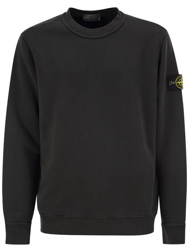 Compass Badge Sweatshirt Grey - STONE ISLAND - BALAAN 2