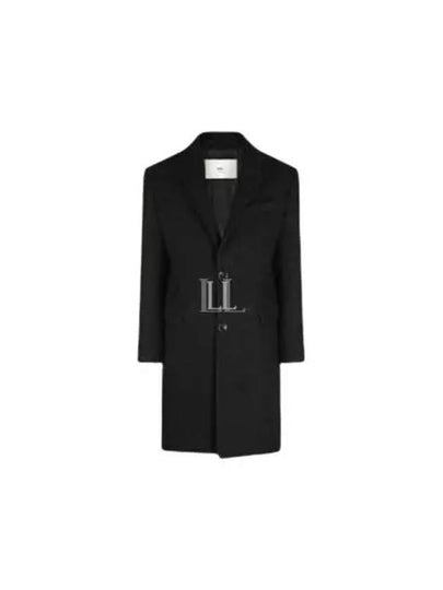 Wool Single Coat Black - AMI - BALAAN 2