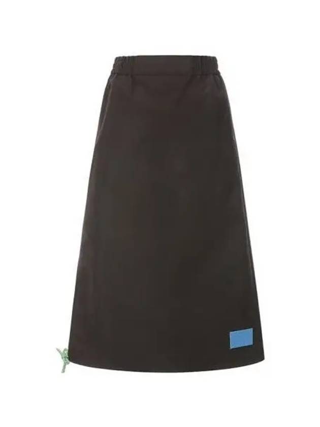 Skirt Elastic Midi Black Beige - SUNNEI - BALAAN 1