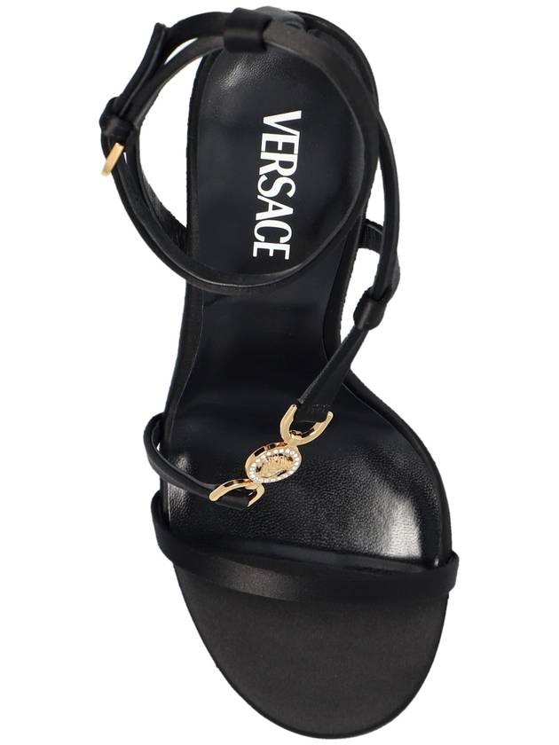 heel pumps 10121341A00619 1B00V black - VERSACE - BALAAN 7