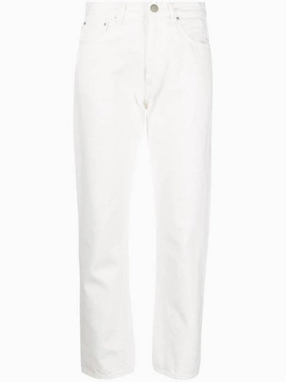 Women's Twisted Seam Straight Jeans Off-White - TOTEME - BALAAN 2