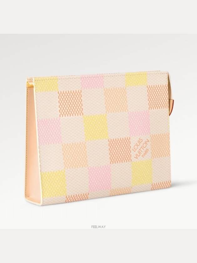 Toilet Canvas Pouch Bag Peach - LOUIS VUITTON - BALAAN 3