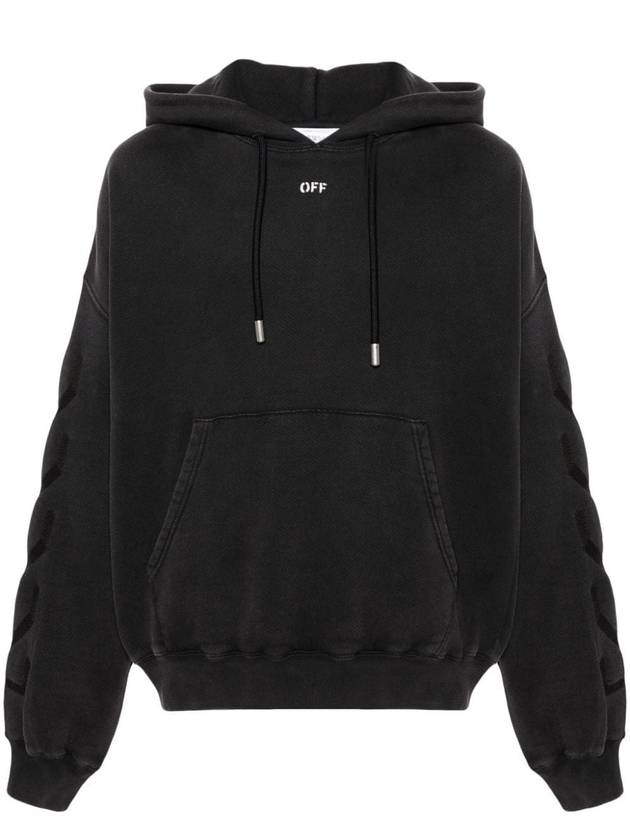 St Matthew Oversized Hoodie Black - OFF WHITE - BALAAN 2