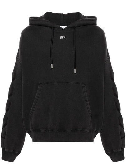 St Matthew Oversized Hoodie Black - OFF WHITE - BALAAN 2