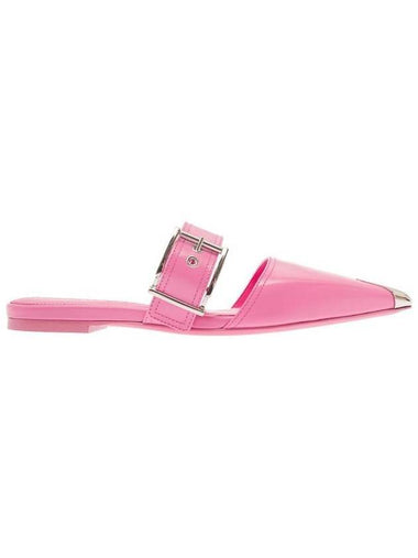 Punk Stud Toe Flat Mules Pink - ALEXANDER MCQUEEN - BALAAN 1