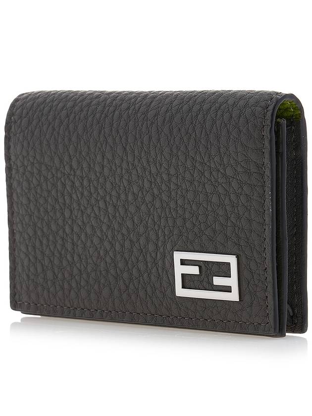 Baguette Card Wallet Grey - FENDI - BALAAN 3