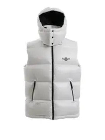 Marsh Hooded Padded Down Vest White - MONCLER - BALAAN 1