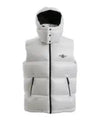 Marsh Hooded Padded Down Vest White - MONCLER - BALAAN 1