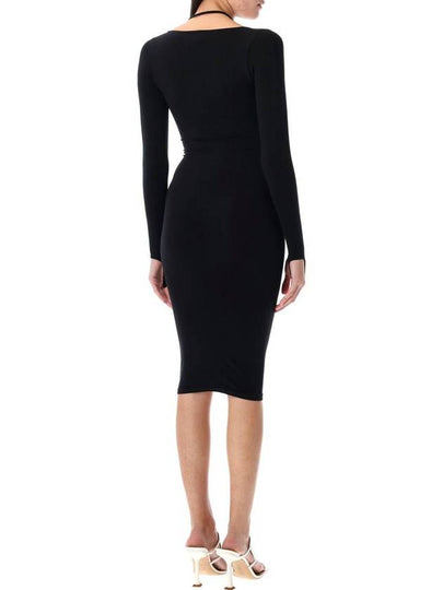 Andreādamo Sculpting Jersey Midi Dress - ANDREADAMO - BALAAN 2