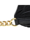 Pocono Goffre Chain Shoulder Bag Black Gold - PRADA - BALAAN 11