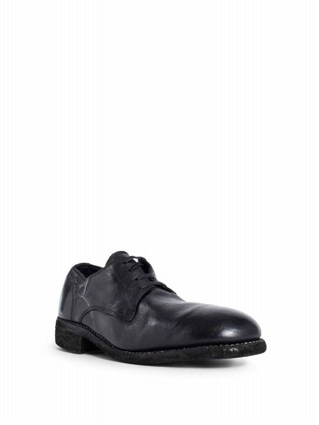 Leather 992 Soft Horse Derby Shoes Women s Black - GUIDI - BALAAN 2