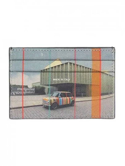 Logo Rainbow Car Card Wallet Black - PAUL SMITH - BALAAN 2