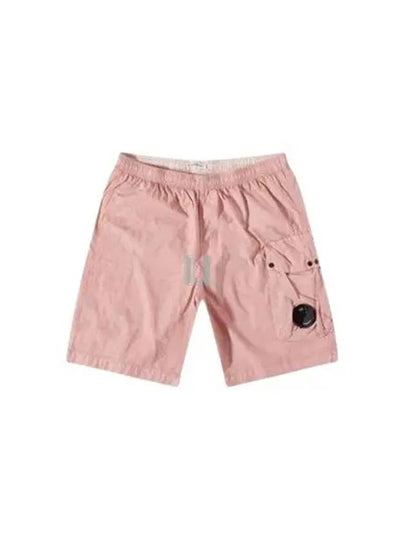 Lens Wappen Nylon Swim Shorts Pink - CP COMPANY - BALAAN 2