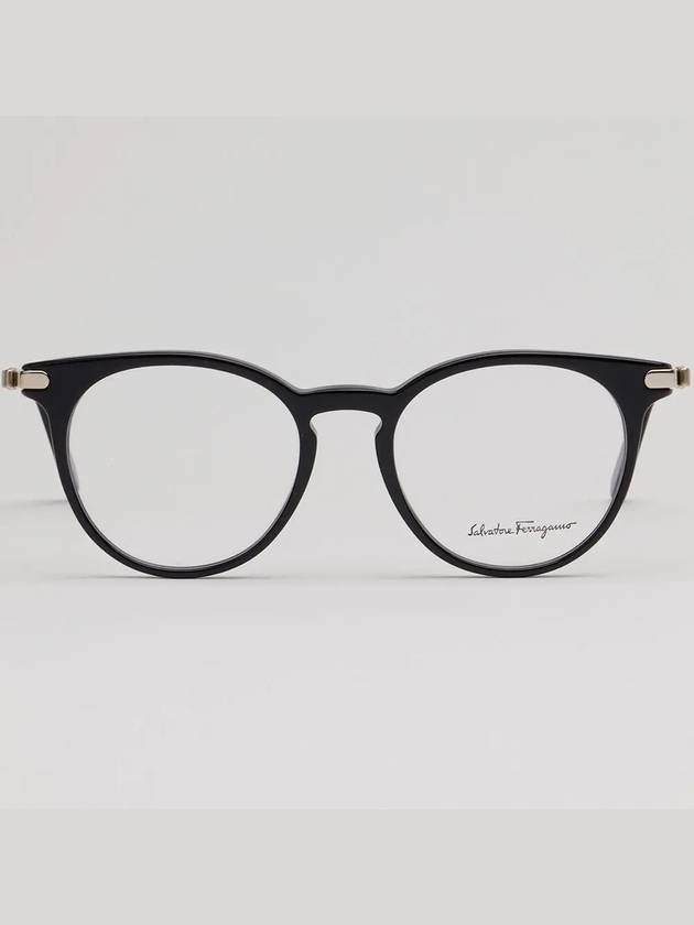 Ferragamo glasses frame SF2927 001 round horn rim - SALVATORE FERRAGAMO - BALAAN 3