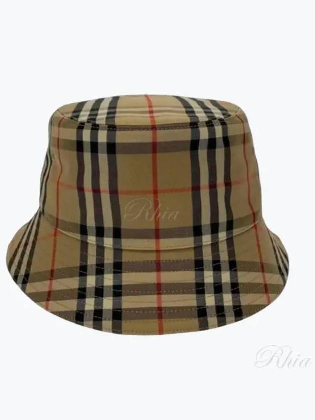 Vintage Check Technical Bucket Hat Beige - BURBERRY - BALAAN 2