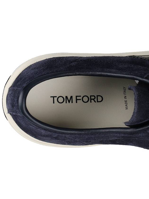 Suede Low Top Sneakers Grey - TOM FORD - BALAAN 9