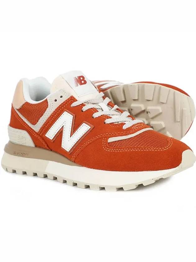 574 Legacy Low Top Sneakers Orange - NEW BALANCE - BALAAN 3