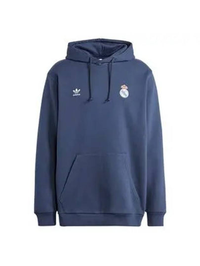 Real Madrid Essentials Trefoil Hoodie Legend Ink - ADIDAS - BALAAN 2