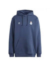 Real Madrid Essentials Trefoil Hoodie Legend Ink - ADIDAS - BALAAN 3