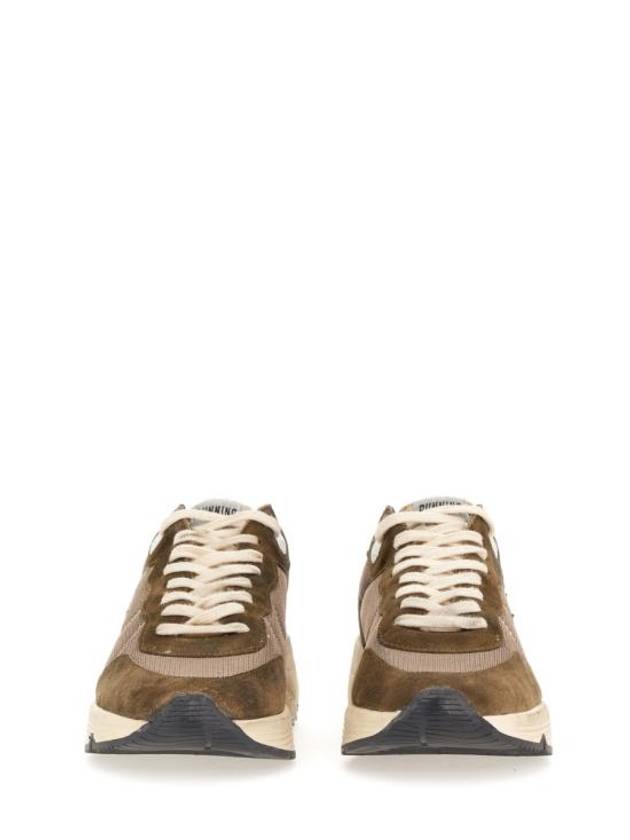 Running Sole Mesh Low Top Sneakers Olive Green - GOLDEN GOOSE - BALAAN 5