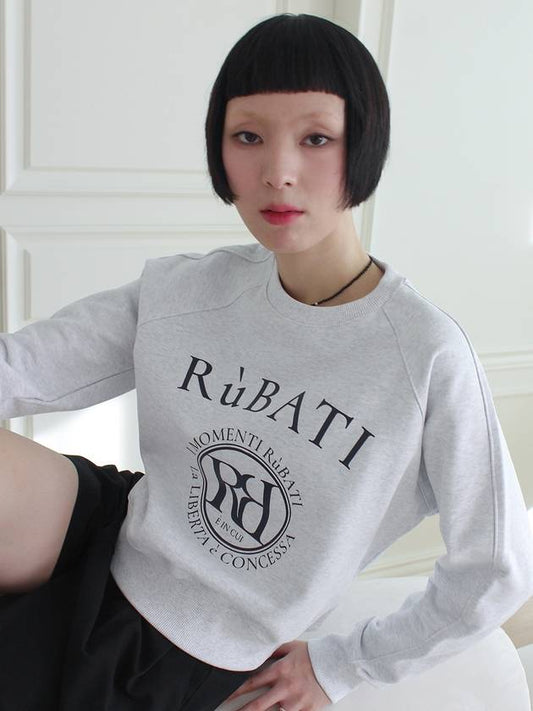 Arc R?bati Sweatshirt ICE MELANGE - RUBATI - BALAAN 1